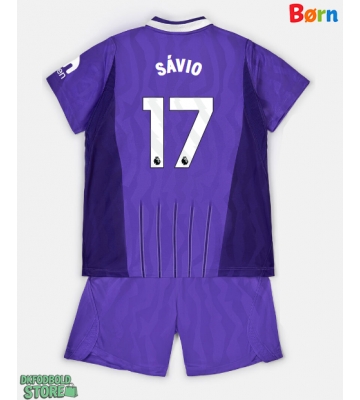Tottenham Hotspur Savio #17 Replika Babytøj Tredje sæt Børn 2026-27 Kortærmet (+ Korte bukser)